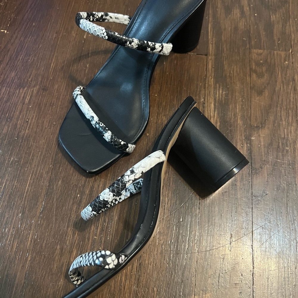 Express two strap heels